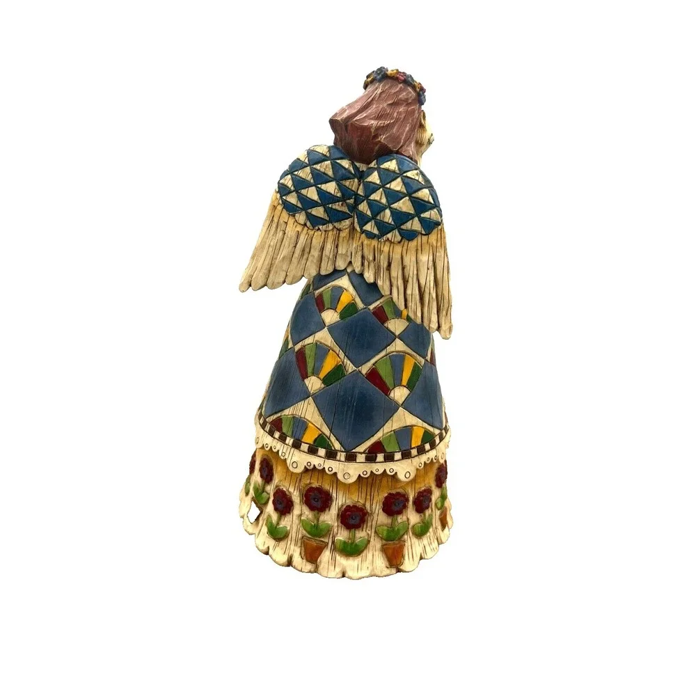 Jim Shore Heartwood Creek Enesco Angel Hugging Cat Kitten Figurine 105170 NO BOX